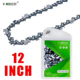 12" Chainsaw Chain Blade SEMI CHISEL 45DL 3/8 LP .043 for Dewalt Ryobi Worx Echo