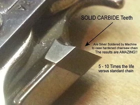 SOLID CARBIDE Chainsaw Chain Fits Makita EA5000 EA5001 EA5600 EA6100 - ALL SIZES