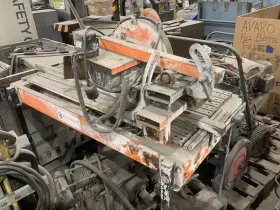 SRT100CE ACHILLI Granite Saw Motorized Bench Bridge #2