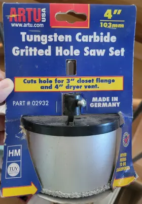 02932 ARTU Tungsten Carbide Gritted Holesaw Hole Saw