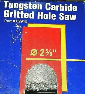 02915 ARTU USA Tungsten Carbide Gritted Holesaw Hole Saw 02915 ARTU USA Tungsten Carbide Gritted Holesaw Hole Saw