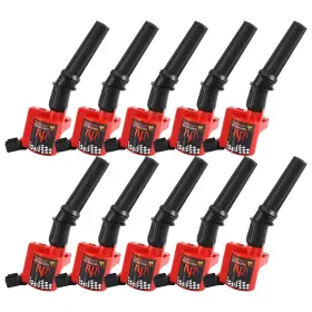 DG508-RED CARBOLE Ignition Coil Pack Engine Curved Boot Ford