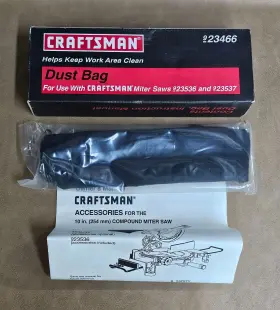 23466 CRAFTSMAN Dust Bag Miter Saws