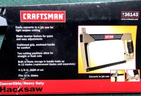 36143-36144 CRAFTSMAN Hacksaws #3