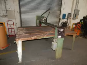 0710 EVANS MACHINERY Overhead Rail Countertop Saw #2 0710 EVANS MACHINERY Overhead Rail Countertop Saw #2
