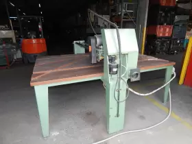 0710 EVANS MACHINERY Overhead Rail Countertop Saw #3 0710 EVANS MACHINERY Overhead Rail Countertop Saw #3