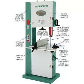 G0531B GRIZZLY Bandsaw Brake #2