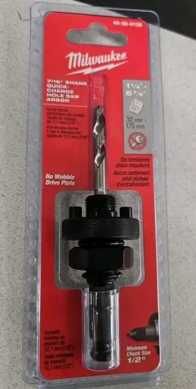 49-56-9100 MILWAUKEE Hole Saw Arbor Shank