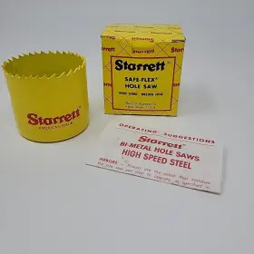 H0256 STARRETT Hole Saw Bit Safe Flex Steel H0256 STARRETT Hole Saw Bit Safe Flex Steel