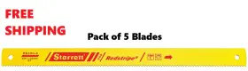 RS400-6 STARRETT Redstripe Power Hacksaw Blades RS400-6 STARRETT Redstripe Power Hacksaw Blades