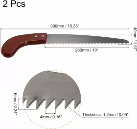 A22050900UX0346 UXCELL Pruning Straight Blade Saw Wood Handle #2 A22050900UX0346 UXCELL Pruning Straight Blade Saw Wood Handle #2