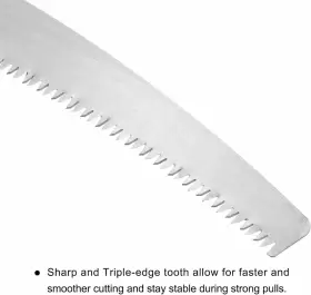 A22050900UX0396 UXCELL Pruning Straight Blade Saw Wood Handle #3 A22050900UX0396 UXCELL Pruning Straight Blade Saw Wood Handle #3