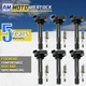 6X Ignition Coil & 6X Iridium Spark Plug for 08-12 Honda Accord 3.5L V6 UF603 6X Ignition Coil & 6X Iridium Spark Plug for 08-12 Honda Accord 3.5L V6 UF603
