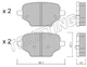 Trusting 1245.0 brake pad set, disc brake for Citroen, Fiat, Opel, Peugeot, Toyota, V Trusting 1245.0 brake pad set, disc brake for Citroen, Fiat, Opel, Peugeot, Toyota, V