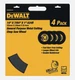 4 Pack- DW8001B4 DeWalt 14"X7/64"X1" HP CHOP SAW WHL