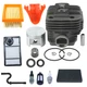 49mm Cylinder Piston Kit For Stihl TS400 Air Fuel Filter Off Saw 4223 020 1200 49mm Cylinder Piston Kit For Stihl TS400 Air Fuel Filter Off Saw 4223 020 1200
