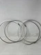 4x iPower 3/4/6/8/10/12 Inch Stainless Steel Duct Hose Clamps 4 Pack