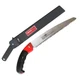TABOR TOOLS Pruning Saw with Sheath, 10 Inch, Straight Blade, Red and Black 