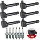 UF603 6pcs Ignition Coil & Spark Plug For 2009-15 Honda Pilot Acura TL 3.5L UF603 6pcs Ignition Coil & Spark Plug For 2009-15 Honda Pilot Acura TL 3.5L