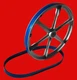 3  ULTRA DUTY .125 URETHANE BANDSAW TIRES FOR 10" CRAFTSMAN # 113.244510 BANDSAW