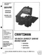 Craftsman 10" Bandsaw Operators Manual 113.244510