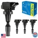PHILTOP UF817 Ignition Coil Pack 4 for 2016-2018 Hyundai Tucson Forte5 Optima