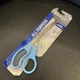 Westcott All Purpose 8 inch Bent Scissors Stainless Steel Blue
