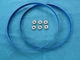 BLUE MAX BAND SAW TIRES AND 6 BLADE GUIDE BEARINGS CRAFTSMAN 119.214000 BAND SAW