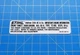 Stihl TS 400 Cut Off Saw Emissions Label # 4223 967 3402, # 42239673402 Stihl TS 400 Cut Off Saw Emissions Label # 4223 967 3402, # 42239673402