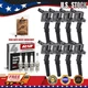 8 Ignition Coil & Spark Plug for Ford F150 F250 Lincoln 4.6L 5.4L V8 DG508 SP479