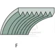 Husqvarna V-Belt 504 06 83-01 for FS413 FS513 FS520 FS524 24" Disc 57x765 Husqvarna V-Belt 504 06 83-01 for FS413 FS513 FS520 FS524 24" Disc 57x765