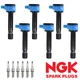 6X Ignition Coils & 6X Platinum Spark Plugs for Honda Accord Odyssey 3.5L UF603 6X Ignition Coils & 6X Platinum Spark Plugs for Honda Accord Odyssey 3.5L UF603