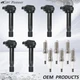 6X Ignition Coil+Plug For Acura RL TL TSX ZDX Honda Accord Odyssey Pilot UF603 6X Ignition Coil+Plug For Acura RL TL TSX ZDX Honda Accord Odyssey Pilot UF603