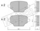 fri.tech. 1245.0 brake pad set, disc brake for Citroën, Fiat, Opel, Peugeot, Toyota, fri.tech. 1245.0 brake pad set, disc brake for Citroën, Fiat, Opel, Peugeot, Toyota,