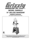 Owner’s Manual & Instructions Grizzly 14” Deluxe Bandsaw - Model G0555LX Owner’s Manual & Instructions Grizzly 14” Deluxe Bandsaw - Model G0555LX