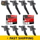 MAS Ignition Coils DG508 & Motorcraft SP413 for Ford V8 4.6L - Pack of 8