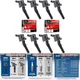 Oem Spark Plugs Ford F150 Mustang V8 4.6l Pack Of 8 DG508 Motorcraft Compatible