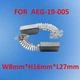 Carbon Brushes For AEG 19-005 Angle Grinder WS200S WSC2300S WSCD2300S WSD2300S