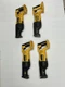 1 lot (4) Dewalt DC385 18Volt Corless Reciprocating Saw- Tools Only