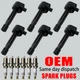 OEM 6X Ignition Coil & Iridium Spark Plugs For Honda Accord Odyssey Acura UF603 OEM 6X Ignition Coil & Iridium Spark Plugs For Honda Accord Odyssey Acura UF603
