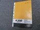 1991 Partner K650 Mark II Disc Cutter Concrete Saw Parts Catalog Manual