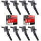 MAS Ignition Coils DG508 and Motorcraft OEM Spark Plugs SP413 Compatible with...