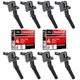 MAS Ignition Coils DG508 and Motorcraft Spark Plugs SP493 compatible with For...