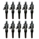 MAS Set of 10 Ignition Coils Pack Compatible with Ford Super Duty E350 E450 F...