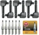 UF603 Ignition Coil Pack & NGK Spark Plug 97390 Compatible With Honda Accord ... UF603 Ignition Coil Pack & NGK Spark Plug 97390 Compatible With Honda Accord ...