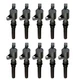 MAS Set of 10 Ignition Coils Pack Compatible with Ford Super Duty E350 E450 F...