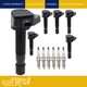 6pcs Ignition Coil and Spark Plug For 2008-2017 Honda Odyssey 30520R70S01 6pcs Ignition Coil and Spark Plug For 2008-2017 Honda Odyssey 30520R70S01