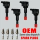 4X OEM Ignition Coil & 4X Iridium Spark Plugs For 2006-2008 Honda Fit 1.5L UF581 4X OEM Ignition Coil & 4X Iridium Spark Plugs For 2006-2008 Honda Fit 1.5L UF581
