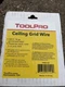 Toolpro 05122 Ceiling Grid Hanging Wire, 300' Brand New In Box.