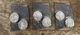 EDCO 30-Grit Double Dyma-Dot for Medium Concrete (3 Piece Set) QC2B-MC-0030